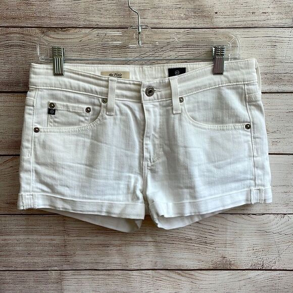 ADRIANO‎ GOLDSCHMIED THE PIXIE ROLL-UP SHORT IN WHITE - Picture 1 of 5